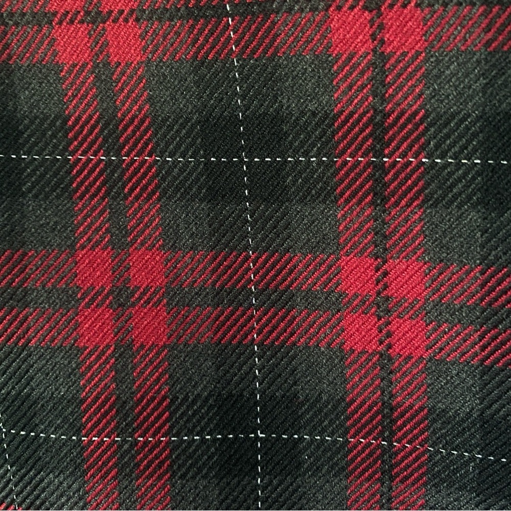 Kasper vintage tartan women’s jacket size 8 velvet collar dark academia preppy - Picture 7 of 9